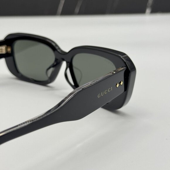NEW GG1531SK 001 GUCCI BLACK SQUARE UNISEX GUCCI SUNGLASSES - Picture 8 of 12